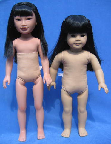 Karito Kids and American Girl Body Style Comparison